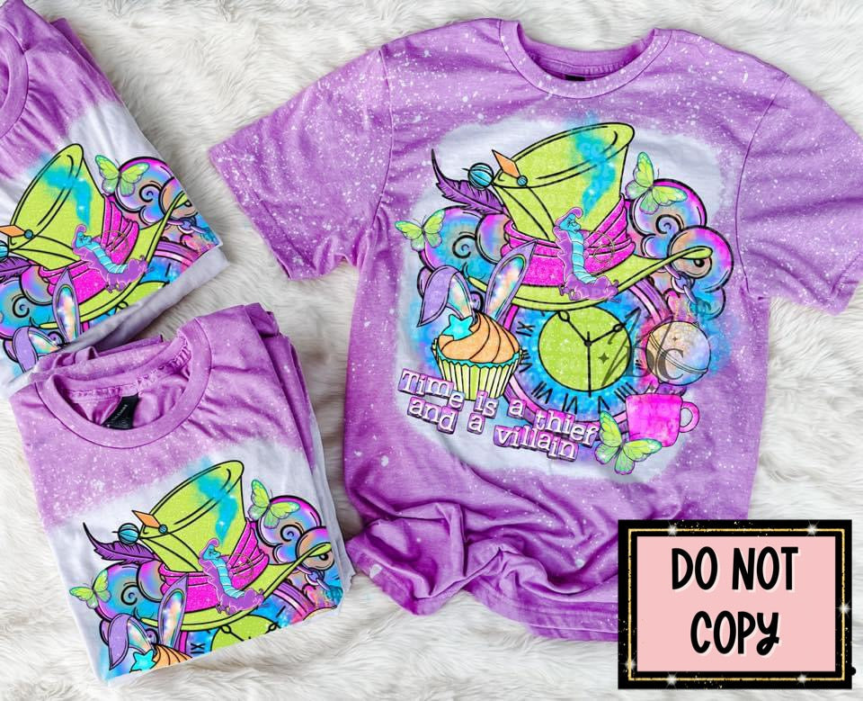 Time Is A Thief And A Villain - Bleached Tee