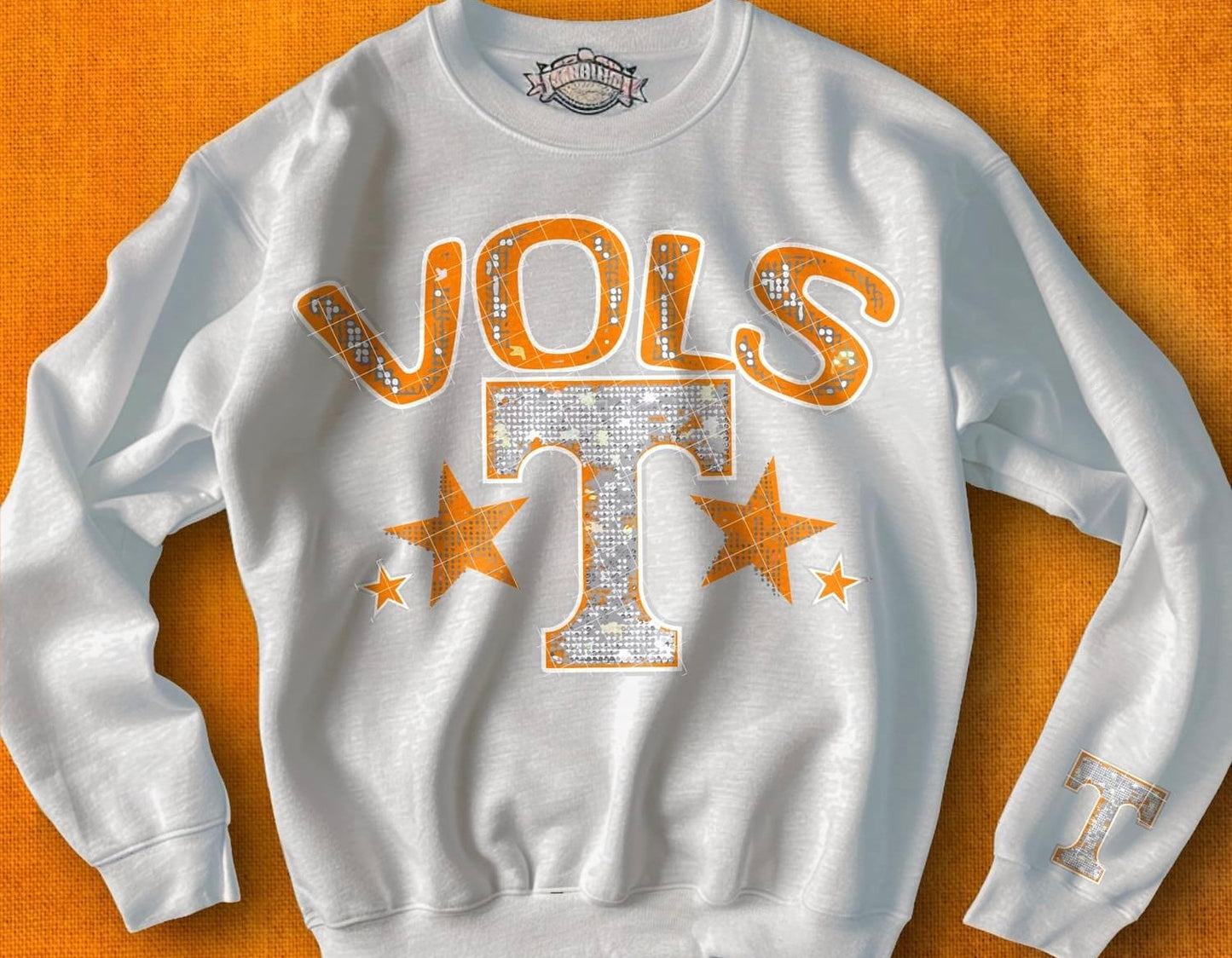 Faux Bling Football - Hoodie