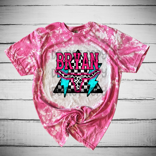 Bryan Brights Bleached Distressed Tee Shirt