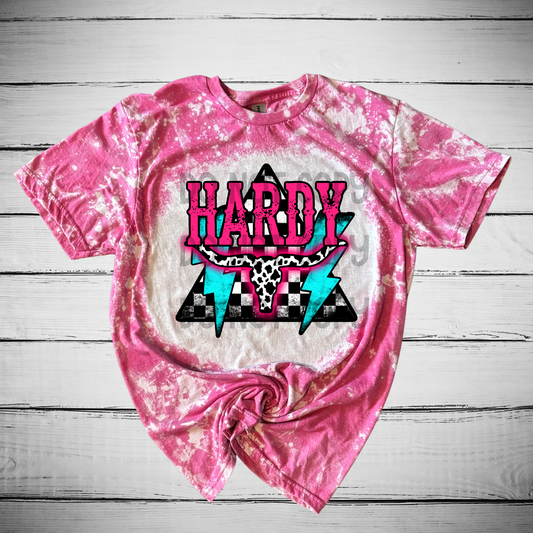 Hardy Brights Bleached Distressed Tee Shirt