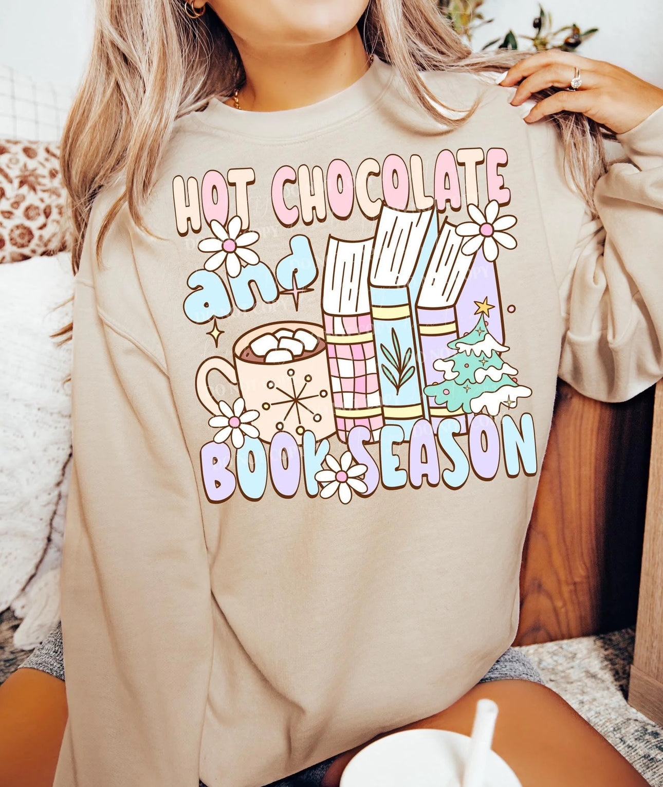Hot Chocolate And Book Season || Sweatshirt Or Hoodie