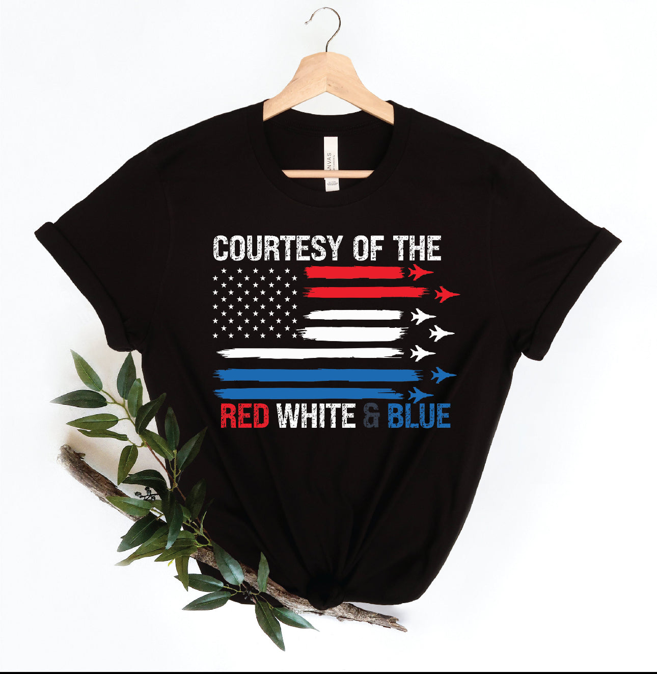 Courtesy Of The Red White & Blue - Tee