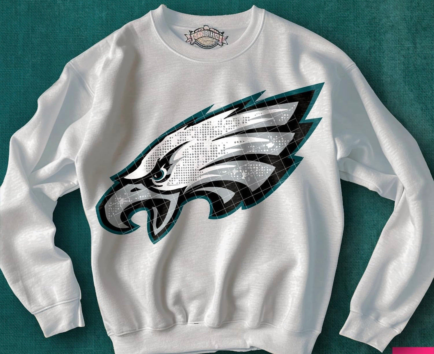 Faux Bling Football - Sweatshirt