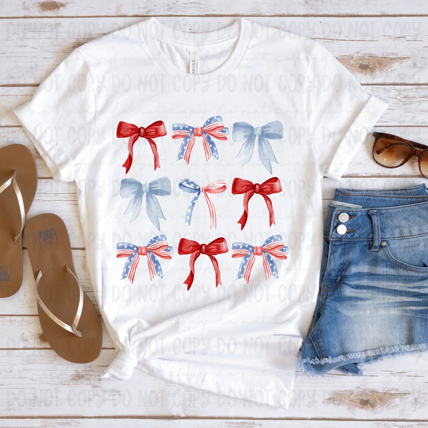 Patriotic Bows - Tee