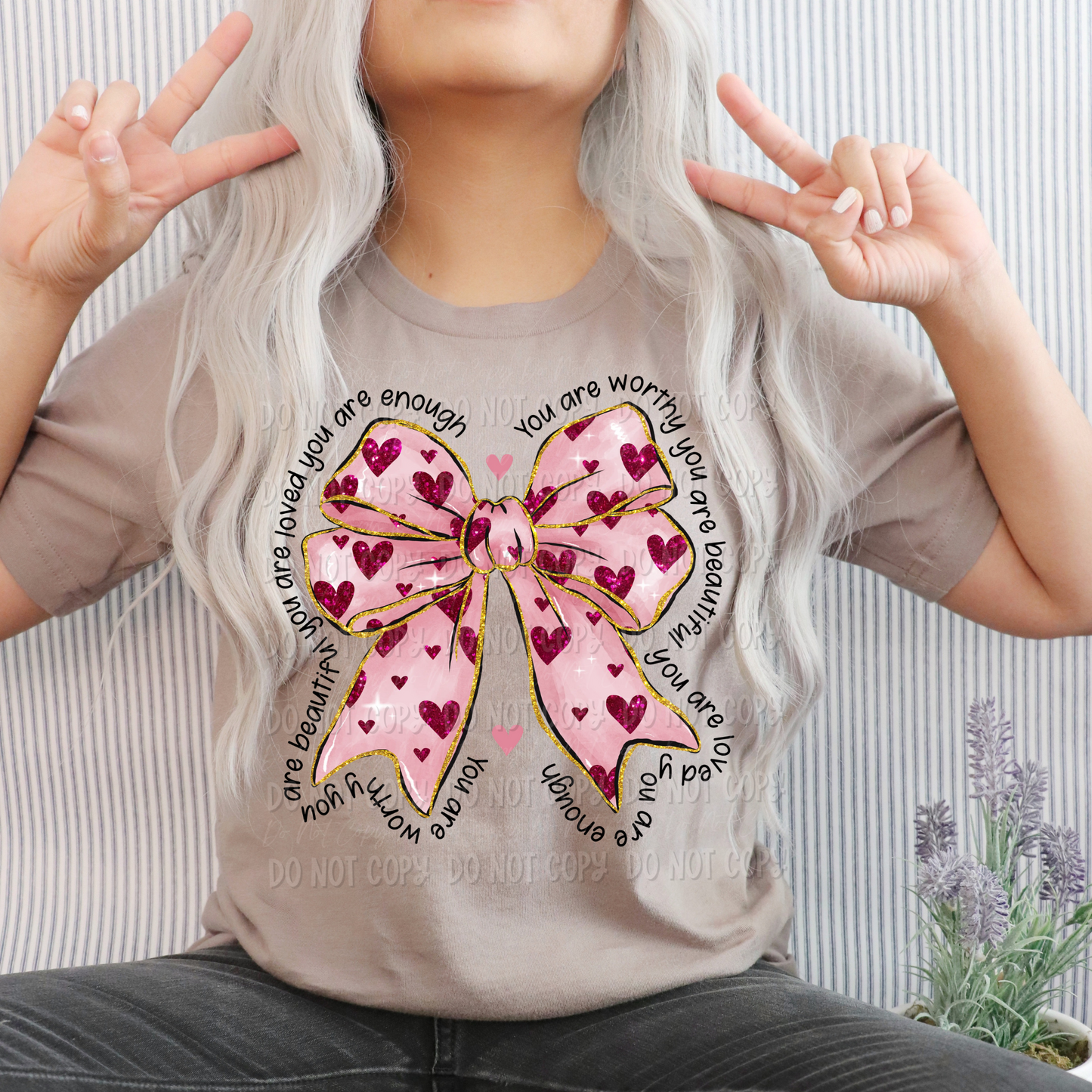 You are Worthy, Beautiful, Loved, Enough || Tee