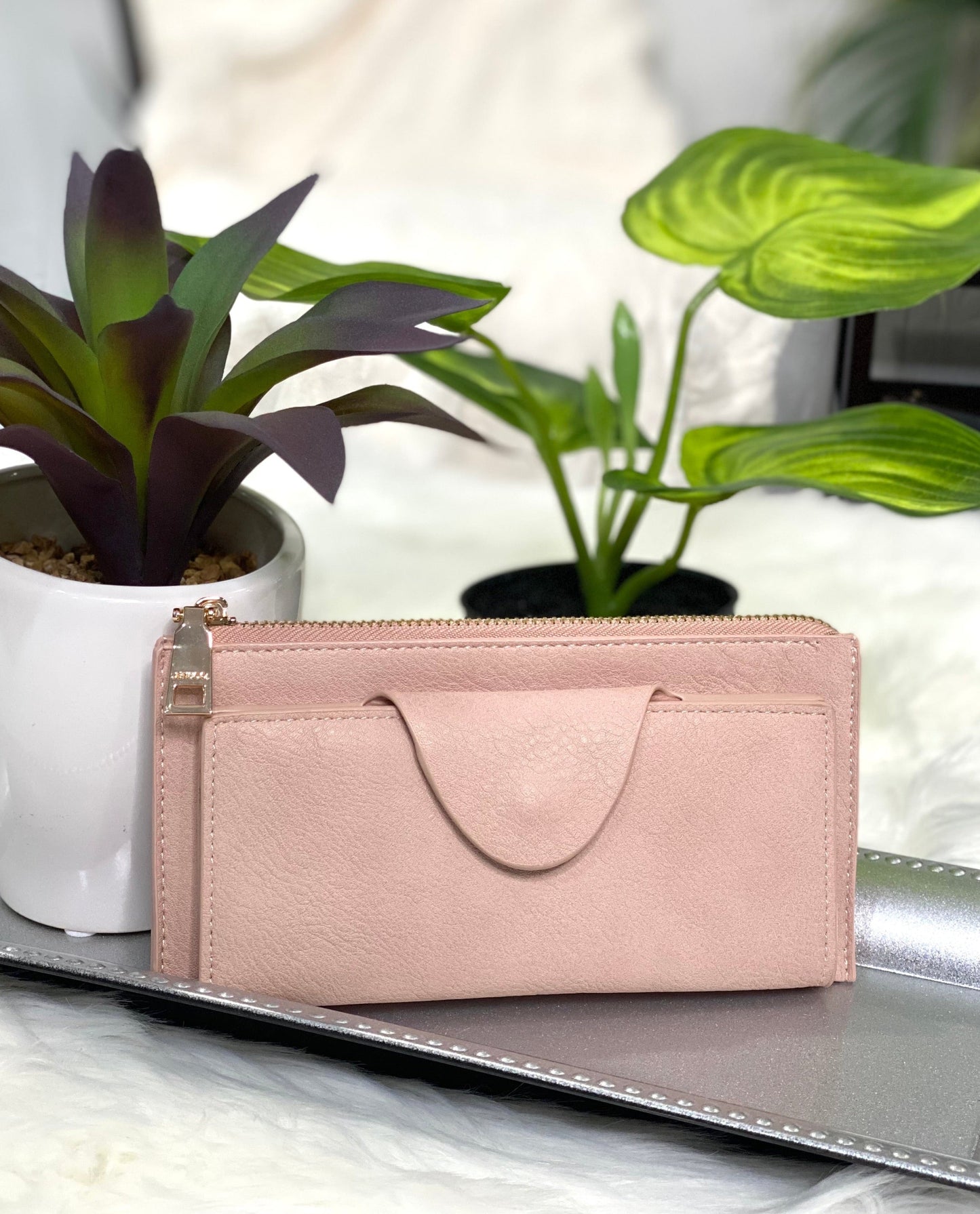Copy of Kyla Wallet/Wristlet in Pink