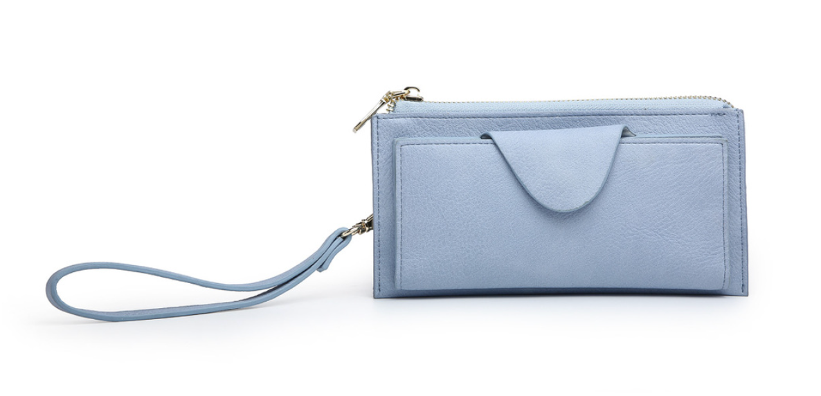 Copy of Kyla Wallet/Wristlet in Periwinkle
