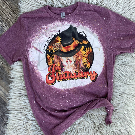 I put the bitch in obituary Tee