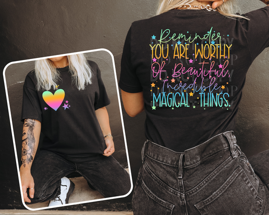 Remember You Are Worthy Tee