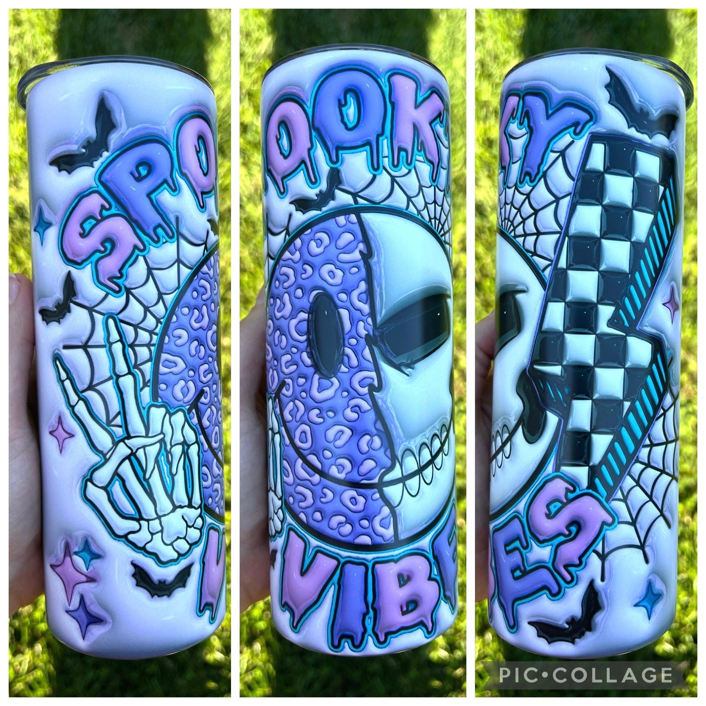 Spooky Vibes 3D Puff Tumbler