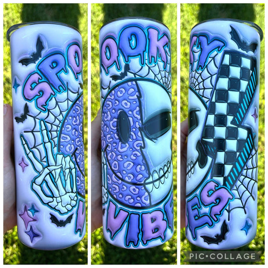Spooky Vibes 3D Puff Tumbler