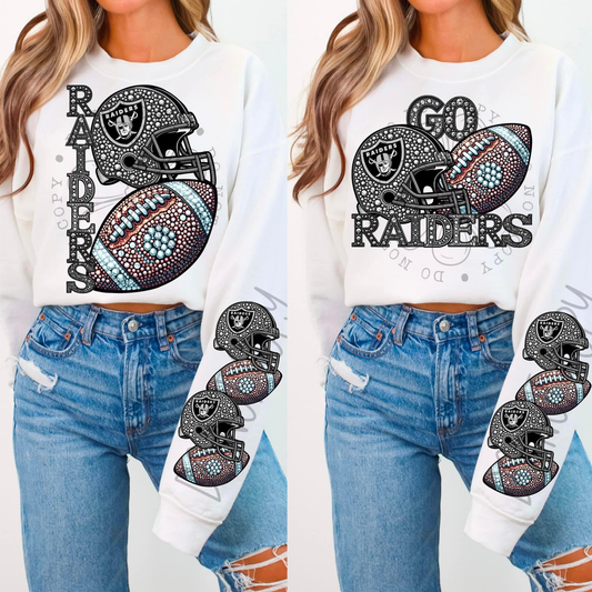 Rhinestone Raiders | Sweatshirt OR Hoodie