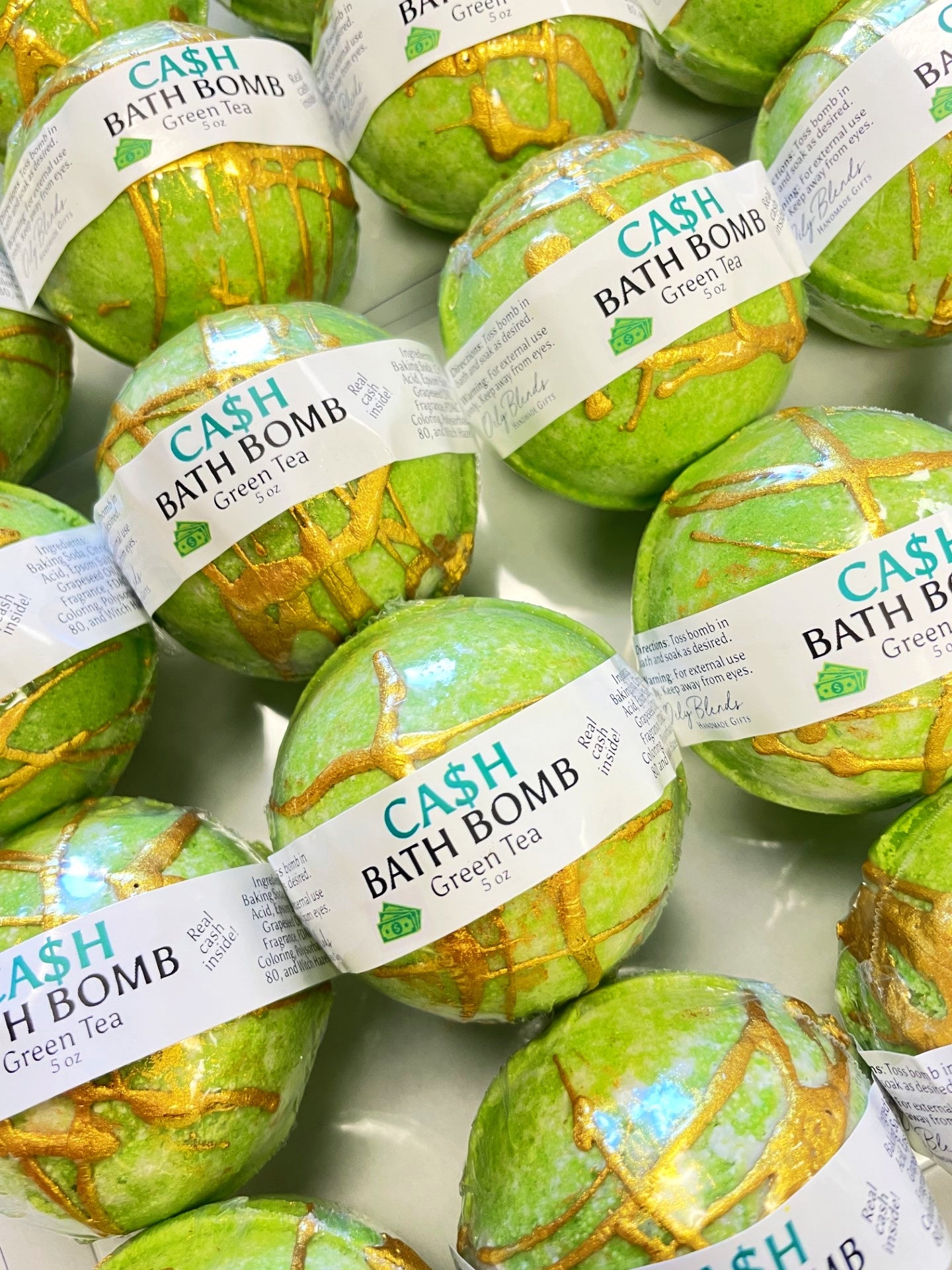 Cash Money Bath Bombs