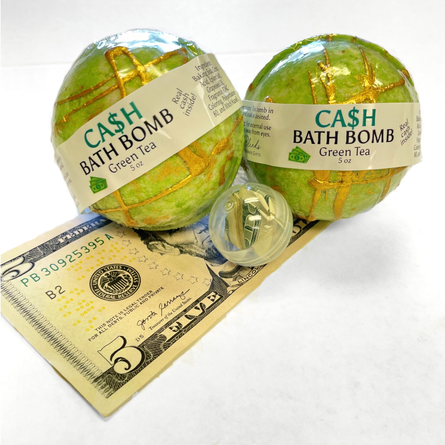 Cash Money Bath Bombs