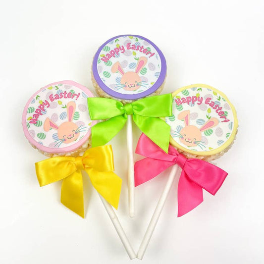 Easter Message Rice Crispie Treats on Stix