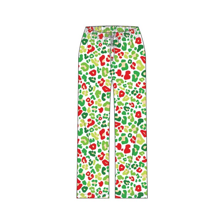 Festive Leopard PJ Pants