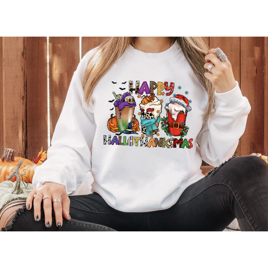 Happy Hallowthankmas Sweatshirt