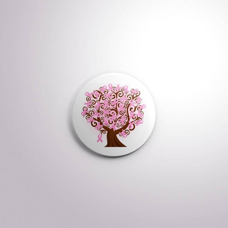 Exchangeable Badge Button Breast Cancer