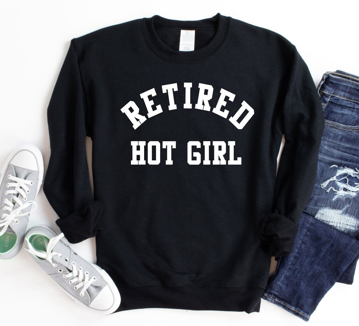 Retired Hot Girl Sweatshirt