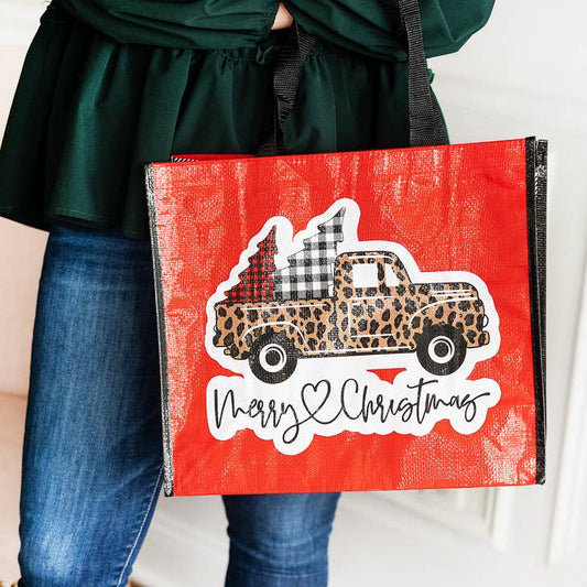 Christmas Truck Gift Bag