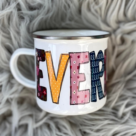 Alpha Personalized Camper Mug