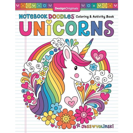 Notebook Doodles Unicorns Coloring Book