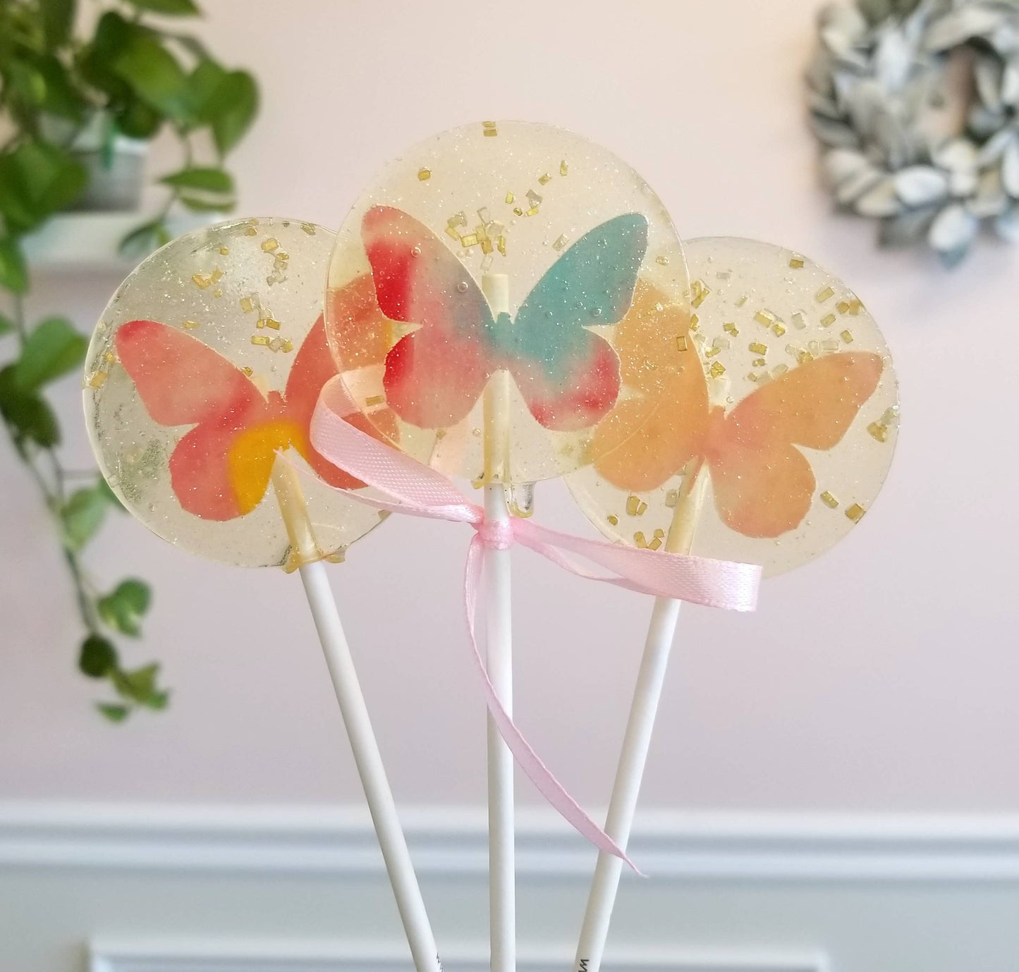 Butterfly Spring Lollipops, Guava