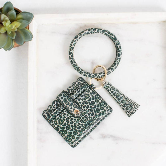 Cardholder with Keyring Bangle & Tassel