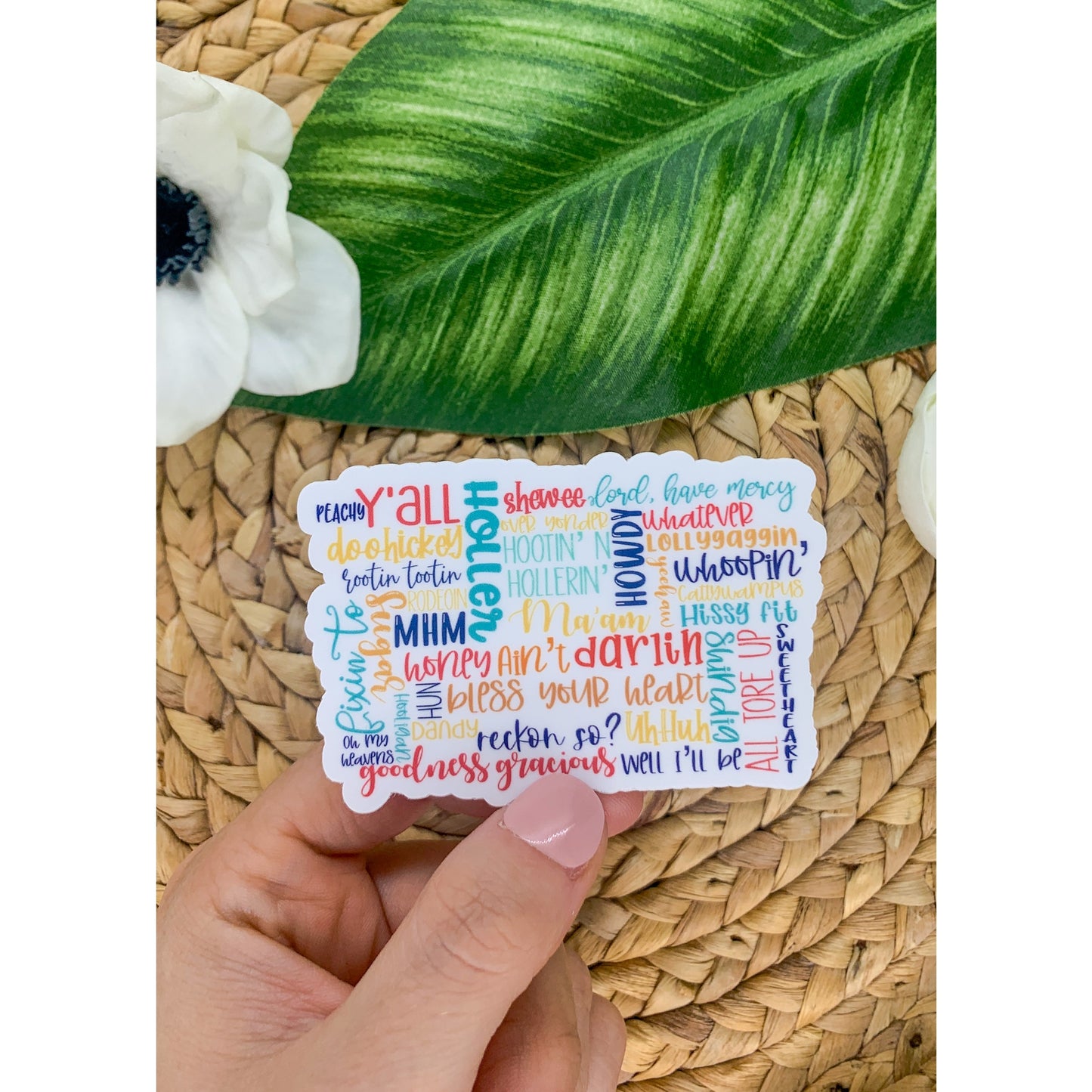 Southern Sayings, Vinyl, Sticker