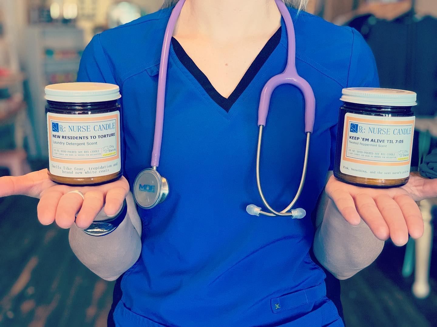 Nurse Candles - 25 Hour Burn Time Soy Wax Candles