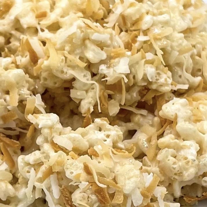 Toasted Coconut Crispie Mix Clusters