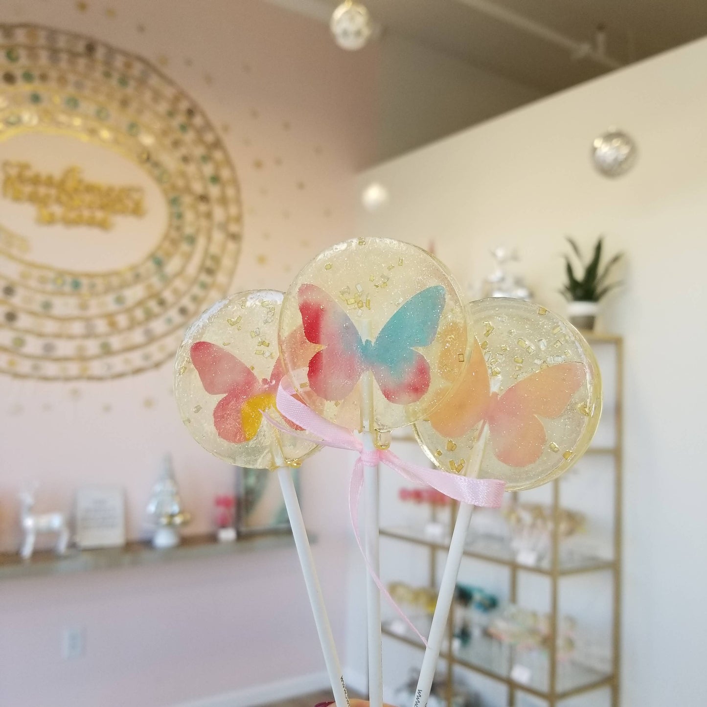 Butterfly Spring Lollipops, Guava
