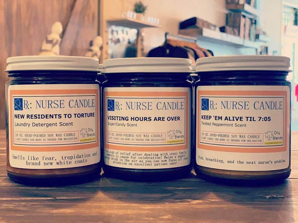 Nurse Candles - 25 Hour Burn Time Soy Wax Candles
