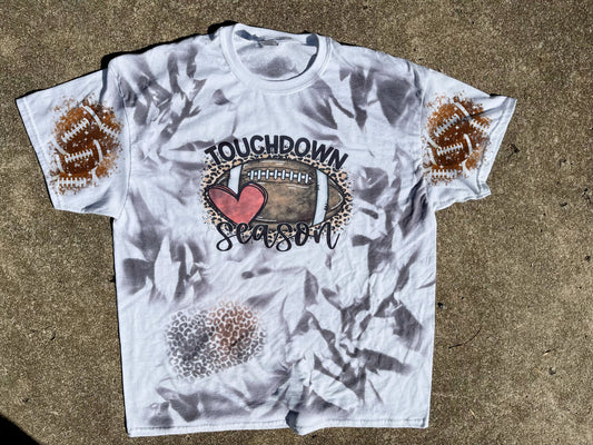 Touchdown season dyed Tshirt or Sweatshirt