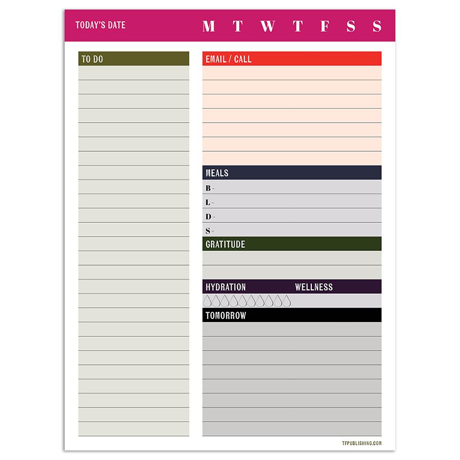 Daily Bold Task Pad