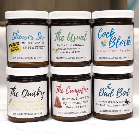 Sex Candles - 25 Hour Burn Time Soy Wax Candles