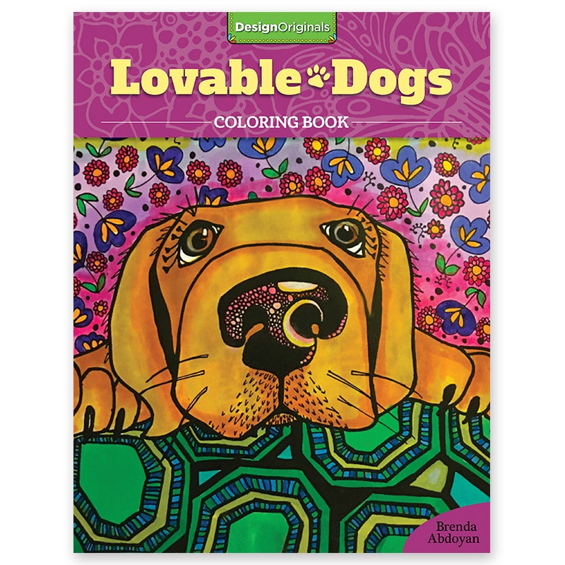 Lovable Dogs Coloring Book