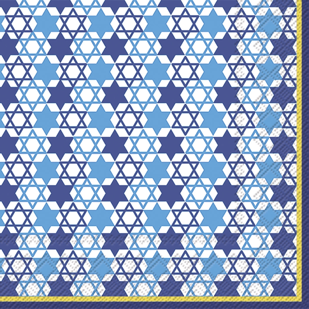 Festival of Lights Hanukkah Paper Lunch Napkin