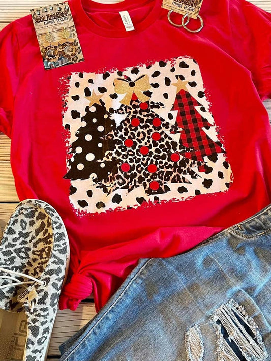 3 Christmas Trees T-Shirt or Sweatshirt