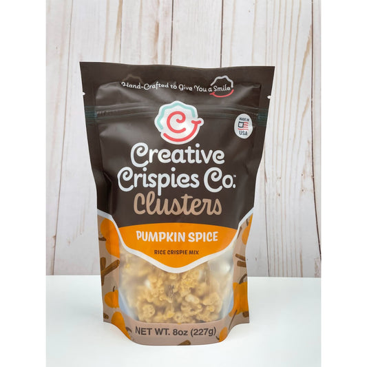 Pumpkin Spice Crispie Mix Clusters