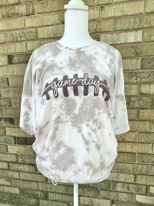 Football Game Day Brown Dyed Sweatshirt or Tee