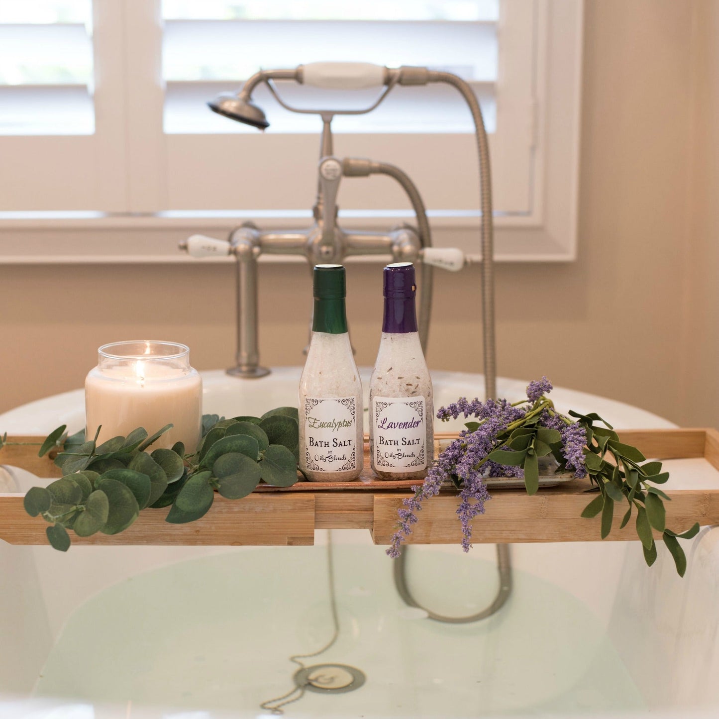 Essential Oil and Herb Bath Salts