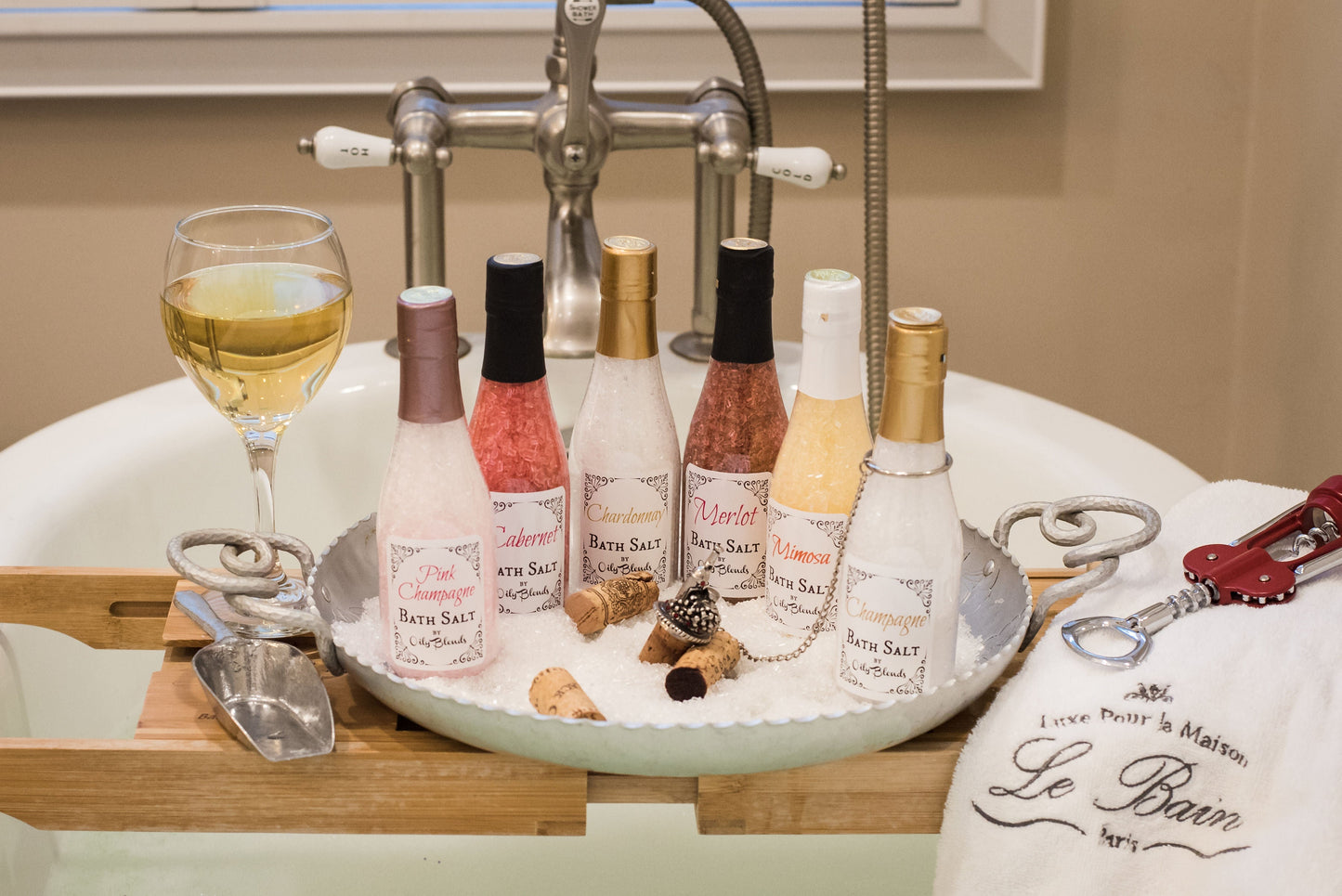 Wine Scented Bath Salts