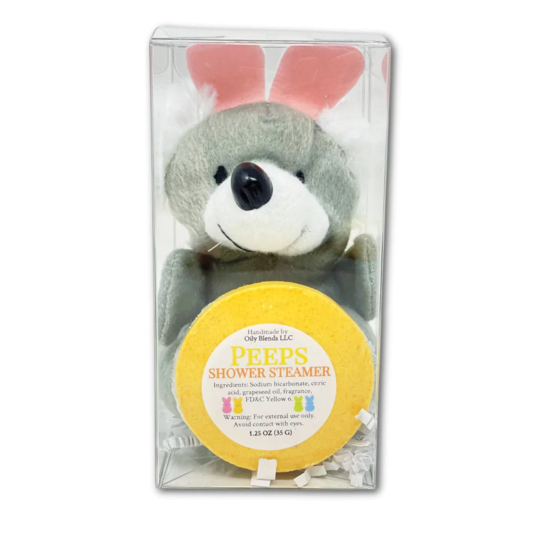 Easter Shower Steamer and Woodland Stuffed Plush Gift Set