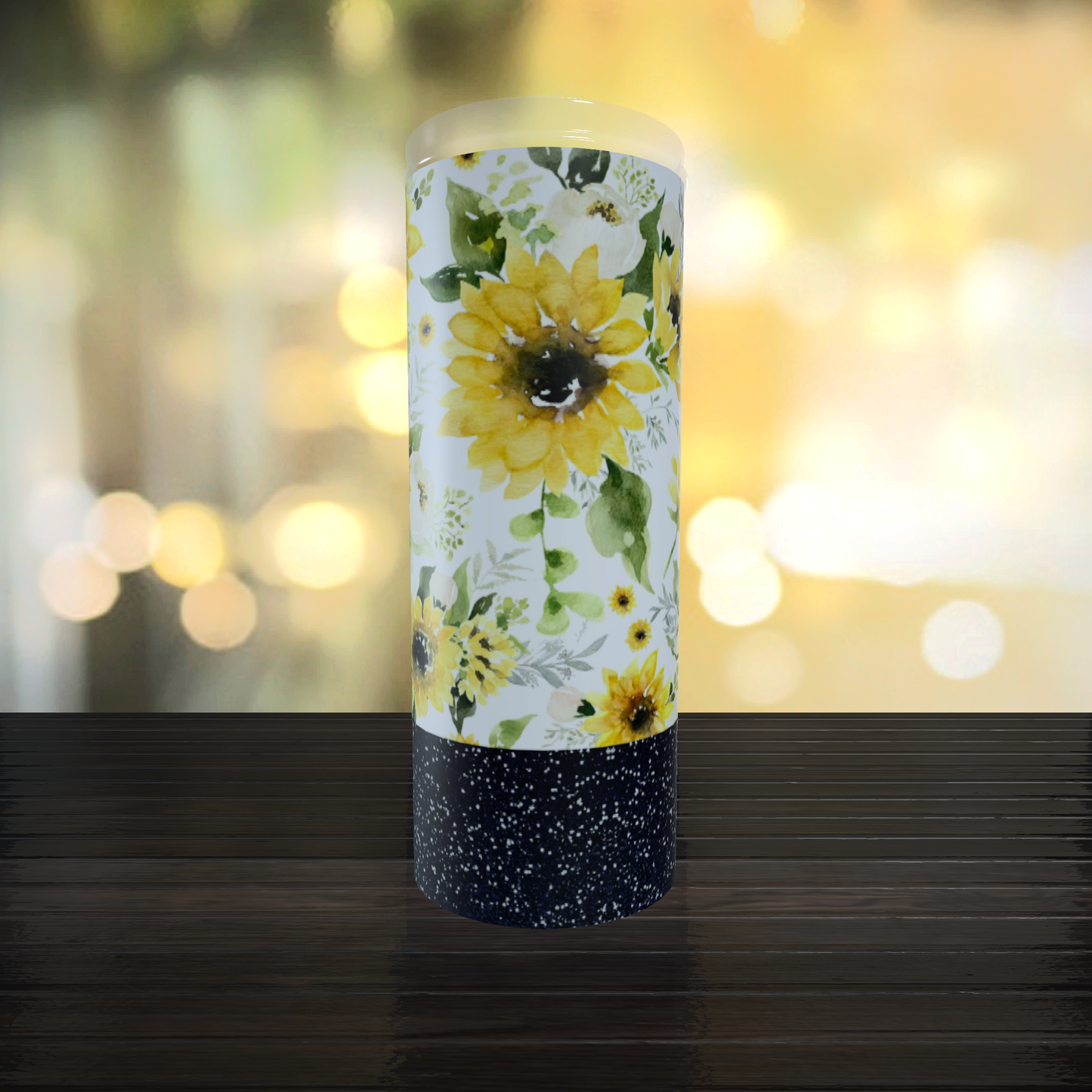 Mommy and me Floral Glitter Bottom 13 Tumbler Set