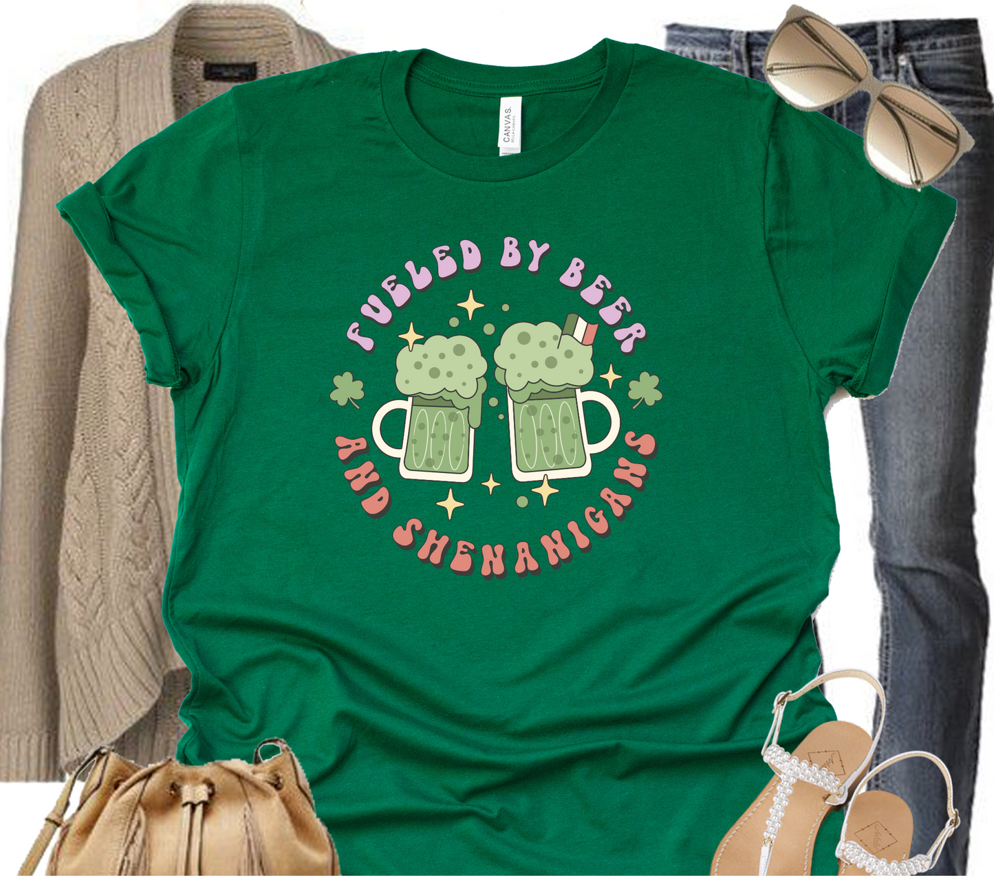 Fueled by Beer and Shenanigans Tee