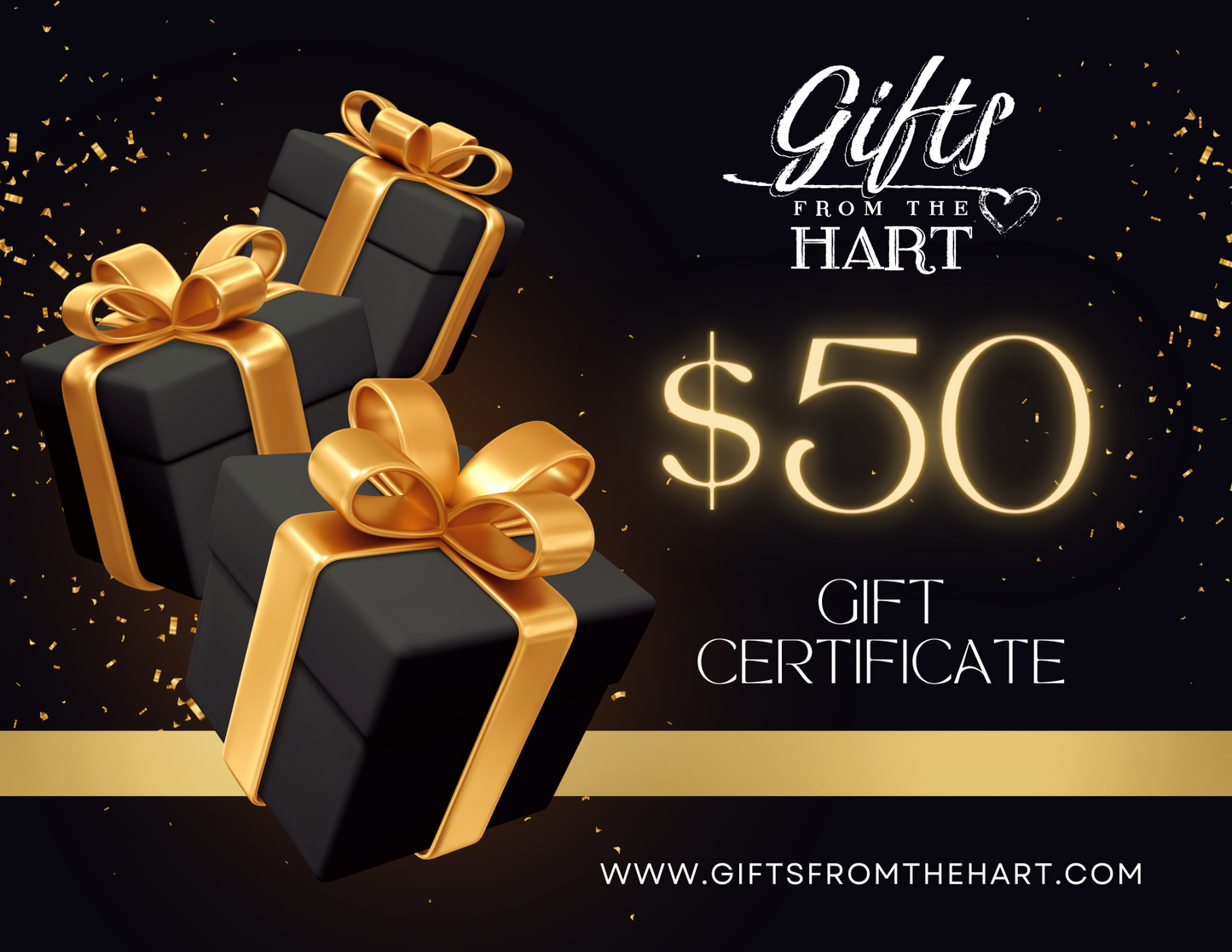 Gifts From the Hart Gift Certificate