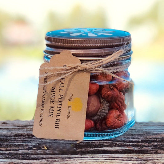 Fall Essential Oil Spiced Pumpkin Mix in Jars