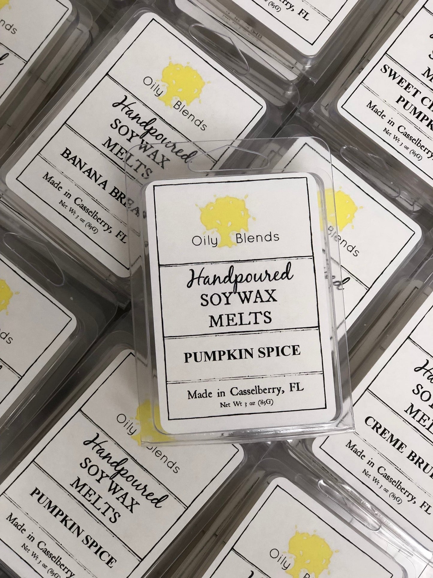 Fall Scented Soy Wax Melts - 3 oz