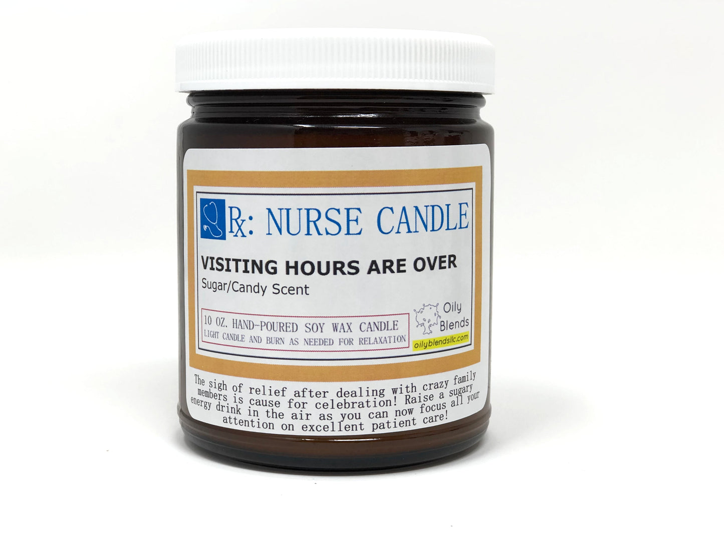 Nurse Candles - 25 Hour Burn Time Soy Wax Candles